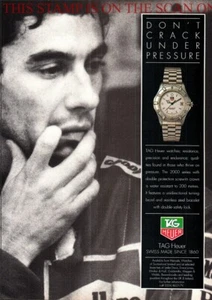 Anuncio de relojes suizos TAG HEUER 'Serie 2000': Anuncio impreso original 1992 705/47 - Imagen 1 de 1