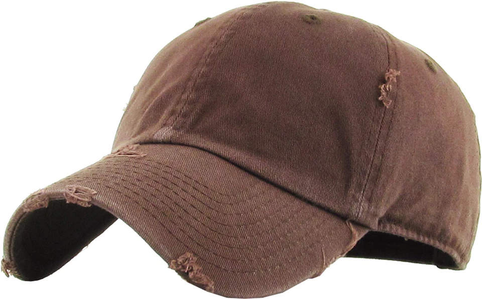 Gorra de béisbol estilo polo de algodón vintage envejecido sólido 100 % algodón NUEVO Foto 1 de 1