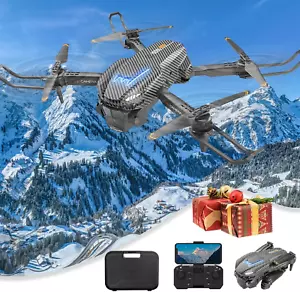 Drone with HD Fpv Camera Optical Flow Localization Remote Control Toys Gifts wit - Picture 1 of 12
