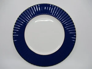 LENOX PLEATED COLORS NAVY SALAD PLATE - 8 1/2" 0806E - Picture 1 of 3