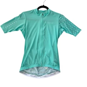 Maglia ciclismo Squadra Aéro donna M verde full zip ventilata manica corta nuova senza etichette - Foto 1 di 16