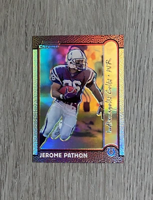 1999 NFL Bowman Chrome 'Refractor' | Jerome Pathon | #64 | Indianapolis Colts - Image 1 of 4