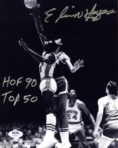Elvin Hayes FIRMATO 8x10 gioco fotografico del secolo Houston Cougars UCLA PSA/DNA - Foto 1 di 1