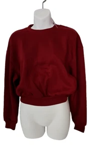 Wild Fable Red Long Sleeve Sweatshirt Women's Size M New with Tags - Picture 1 of 6