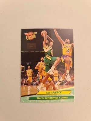 1992-93 FLEER ULTRA RICKY PIERCE SEATTLE SUPERSONICS #176 - Image 1 of 2