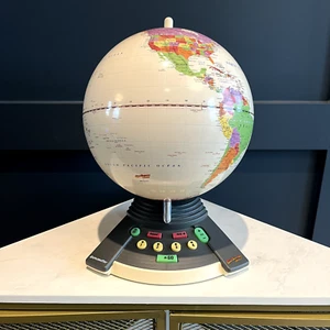 ExploraToy GeoSafari World Interactive Talking Geography Quiz Game Globe WORKS - Picture 1 of 11
