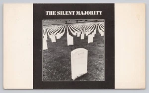Postal de protesta de la mayoría silenciosa anti Richard Nixon contra la guerra de Vietnam - Imagen 1 de 2