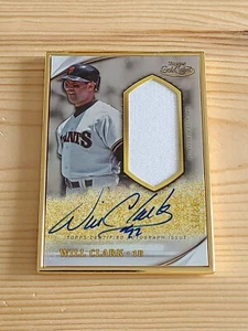 2022 Topps Gold Label Will Clark #GLR-WC Giants Golden Greats Auto Relic #07/25 - Picture 1 of 3
