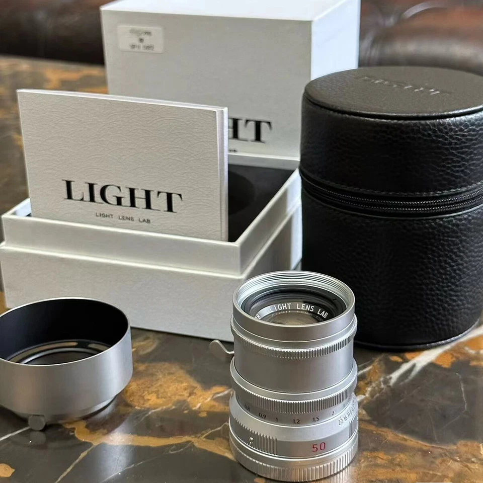 Light Lens Lab 50mm F2 SP2 Cooke Speed Panchro II Leica M M6 M240 M9 M11 Silver - Image 1 of 4