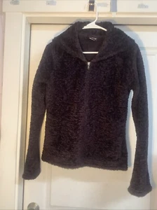 Women's Patagonia Curly Q Cardigan Zip Up Deep Purple SYNCHILLA Jacket Size S - Picture 1 of 11