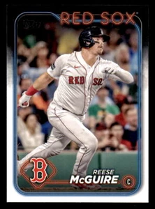 2024 Topps #474 Reese McGuire Boston Red Sox - Picture 1 of 2