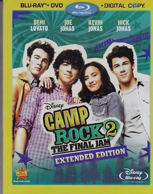 Camp Rock 2: The Final Jam (Blu-ray/DVD, 2010, 3-Disc Set) *With Slip Cover*  - Image 1 of 2