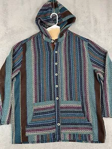 The Territory Ahead XXLT Baja Beach Southwestern Strickjacke Hoodie Jacke Neu ohne Etikett - Bild 1 von 24
