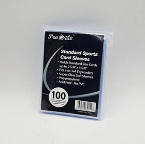 1000 Pro-Safe Estándar Tamaño Transparente Tarjeta Mangas Penny 2 5/8 x 3 5/8 (67 mm x 92 mm) - Imagen 1 de 1