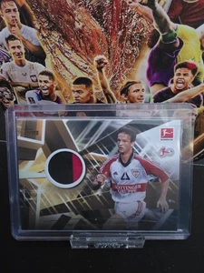 FREDI BOBIC Patch Relic 23-24 Topps Bundesliga 60 Years VFB Stuttgart Match-Worn - Picture 1 of 2
