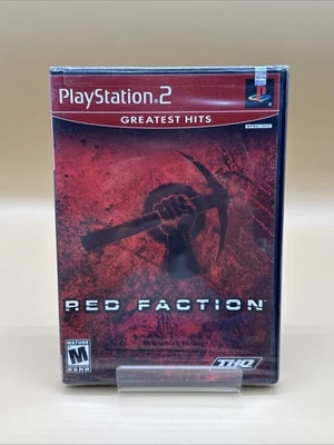 Red Faction for PS2 – NEW Factory Sealed CIB – PlayStation 2 Classic FPS Game. - Image 1 of 4
