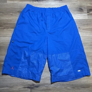 Air Jordan AF-1 Jumpman HERREN LARGE blau Baggy Basketball Shorts Force Mesh gefüttert - Bild 1 von 15