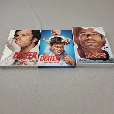 Dexter Complete Series Seasons 1, 4, 5 DVD Serial Killer Crime Thriller Foto 1 de 4