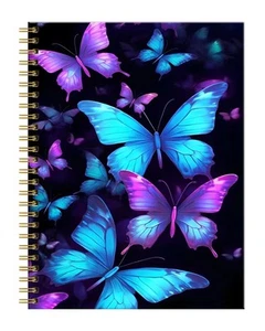 Spiral Journal Notebook for Women,A5 College Ruled Notebooks 6"x 8.4", 120 Pa... - Picture 1 of 6