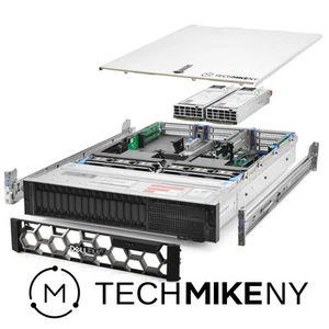 Dell PowerEdge R740 Server 2.40Ghz 48-Core 512GB 6x 1.92TB SSD M10 32GB Rails - Picture 1 of 5