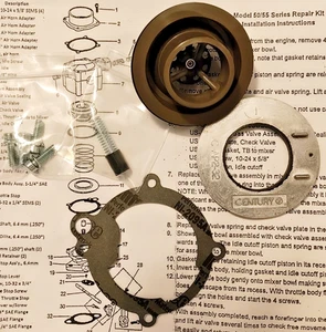 Kit de reparación carburador carretilla elevadora CENTURY RK-CA50-55 CA50 CA55 SERIE 55 IMPCO - Imagen 1 de 5