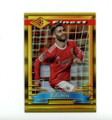 RAFA SILVA  2022-23 Finest Flashbacks #68 UEFA League Gold Refractor 40/50 - Image 1 of 2