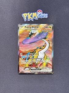 Juego de cartas coleccionables Pokémon Raging Bolt EX fuerzas temporales 196/162 arte completo ultra raro LP. - Imagen 1 de 3