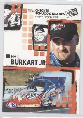 2005 Press Pass NHRA Phil Burkart Jr #14 Rookie RC - Image 1 of 2