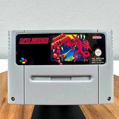 Super Metroid SNES Game Cartridge Nintendo PAL Japan VTG Original Authentic - Image 1 of 4