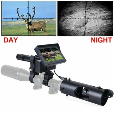 400M Infrared Night Vision Rifle Scope Hunting Sight 850nm LED IR Camera 16MM - Image 1 of 4