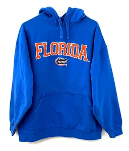 Sudadera con capucha naranja/azul de fútbol americano universitario Florida Gators usada en excelente estado, L - Imagen 1 de 3