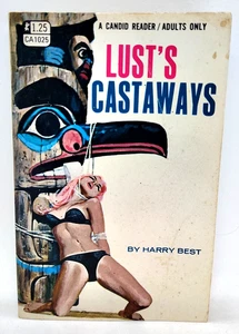 Lust's Castaways by Harry Best - Candid Reader Adults Only Pulp Sleaze CA 1025 - Foto 1 di 3