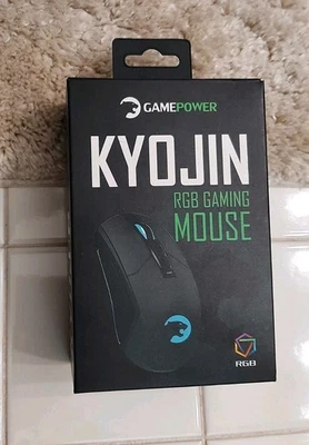 Game Power Kyojin RGB Gaming Mouse NEW Black - Image 1 of 4