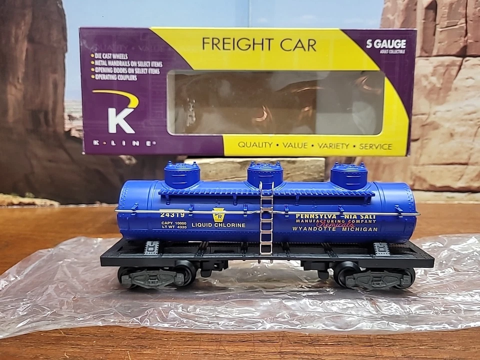 K Line S Gauge Pennsylvania Salt Car - Image 1 of 4