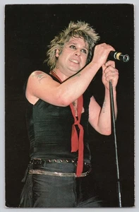 Ozzy Osbourne Postcard 1980s Concert Photo Coral-Lee Mike Roberts - Picture 1 of 3