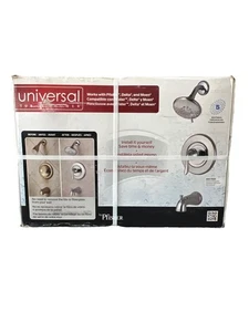Pfister Universal Badewanne Dusche Blenden Set Chrom passt auch Delta & Moen R90-TN2C - Bild 1 von 4