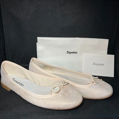 Zapatos de Ballet repetito Zapatos Planos Rosa Charol 38 US7 NUEVOS con garantía Foto 1 de 4