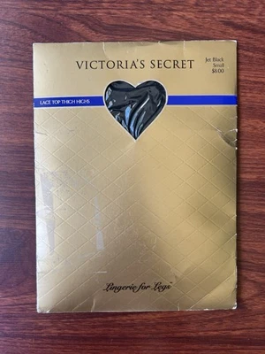 Top de encaje vintage Victoria's Secret para mujer negro azabache hasta el muslo talla pequeña Foto 1 de 3