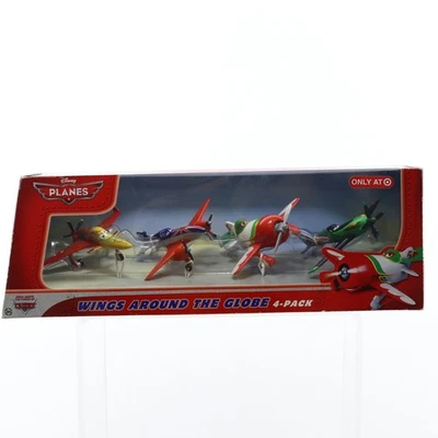 Disney Planes Wings Around The Globe 4-Pack Chupacabra, Ripslinger, Ishani NIP - Image 1 of 4