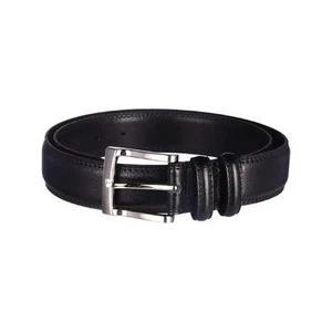 Men's Pebble Grain Leather Belt 32MM, Black, 36 - Picture 1 of 7