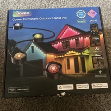 Govee Permanent Outdoor Lights Pro 100FT Model H806A Black -