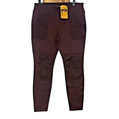 Леггинсы женские Carhartt новые с ценниками коричневые силовые облегающие средний вес универсальные L 12-14 - Изображение 1 из 4