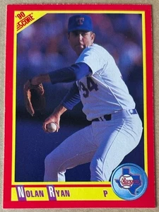 Tarjeta de puntuación Nolan Ryan Hof 1990 #250 casi nueva-como nueva - Imagen 1 de 2