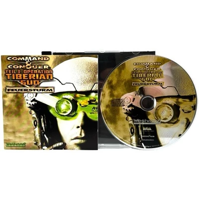 Command & Conquer Tiberian Sun Feuersturm PC Jewelcase Booklet Rückcover - Bild 1 von 3