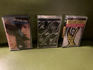 The Rolling Stones Black and Blue Voodoo lounge Steel Wheels cassette lot of 3!! - Picture 1 of 2