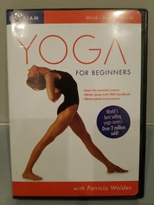 YOGA FOR BEGINNERS DVD Gaiam Patricia Walden w/ 46 pg Practice Guide Booklet - Picture 1 of 3