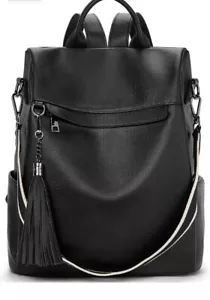 Backpack Purse for Women Leather Anti-theft Travel Backpack Fashion Shoulder ... - Picture 1 of 5