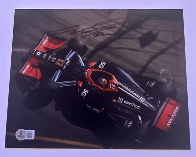 Foto autografiada firmada por Will Power 8X10 certificado de autenticidad Bas Beckett #BP73174 Foto 1 de 3