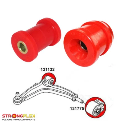 Silentblocs polyuréthane de bras avant pour Opel Signum, Opel Vectra C - Photo 1/4