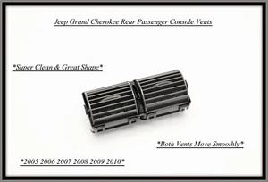 2005-2010 Jeep Grand Cherokee Commander Rear Center Console Gray AC Vent OEM - Picture 1 of 3
